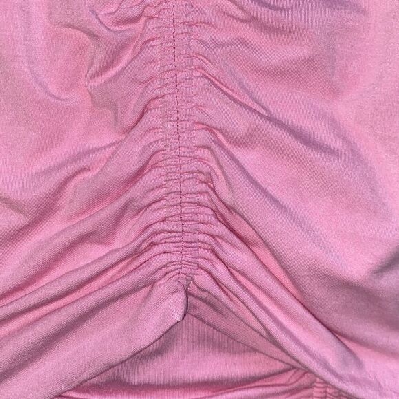 SOVERE NWOT The Entity Mini Dress in Musk Pink Oversized Bodice/ Bodycon Skirt S - Picture 6 of 11